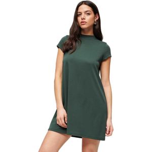 Superdry A-line Short Sleeve Short Dress Groen XS Vrouw