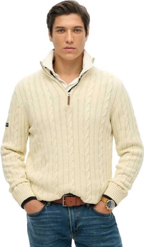 Superdry - Classic Cable - Trui - 1/2 Rits