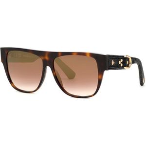 Roberto Cavalli Src013 Sunglasses Oranje Brown Gradient Mirror Grad.Gold / CAT3 Man