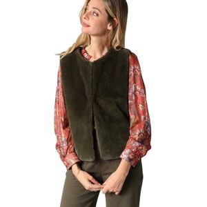 Deeluxe Fuzzy Gebreid Vest