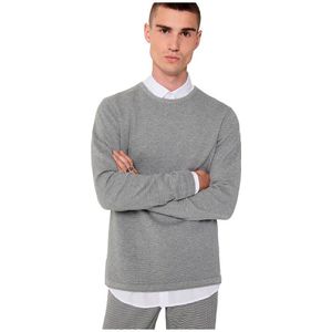 Only & Sons Panter Life 12 Struc Sweater Grijs M Man