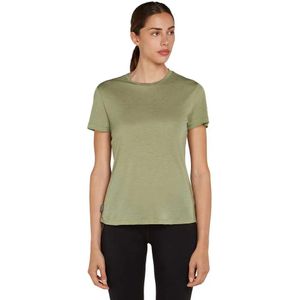 Icebreaker Merino Core T-shirt Met Korte Mouwen Groen M Vrouw