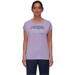 Mammut Mountain Trilogy Short Sleeve T-shirt Paars S Vrouw