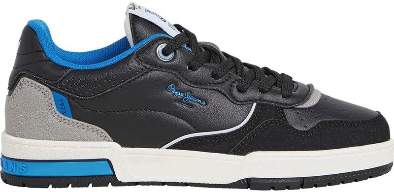 Pepe Jeans - Levitt Loft - Sneakers - Zwart - Plat - Veters - Casual