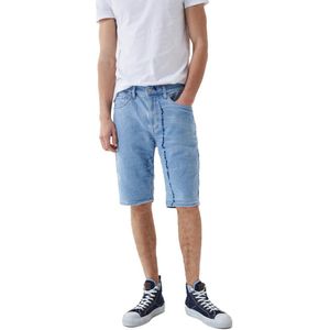Salsa Jeans Regular S-resist Denim Shorts Blauw 34 Man