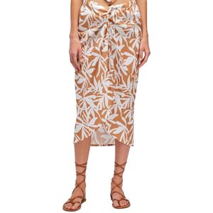 Sundek Long With Optic Flower Print Sarong