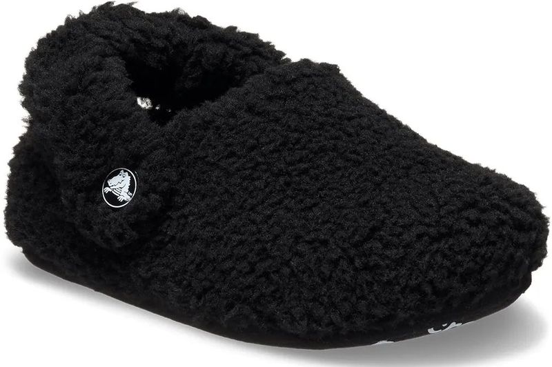 Crocs - Toddler Classic Cozzzy - Pantoffels - Zwart