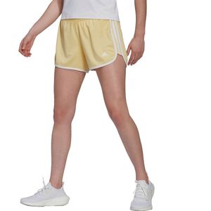Adidas Marathon 20 Cooler 3´´ Shorts Geel XS Vrouw