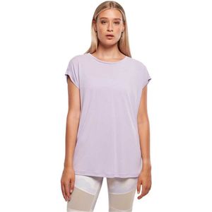 Urban Classics Modal Extended Shoulder Short Sleeve T-shirt Roze 5XL Vrouw