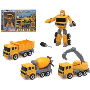 Atosa Transformers 52x34 Cm Light/sound 4 Assorted Figure Oranje