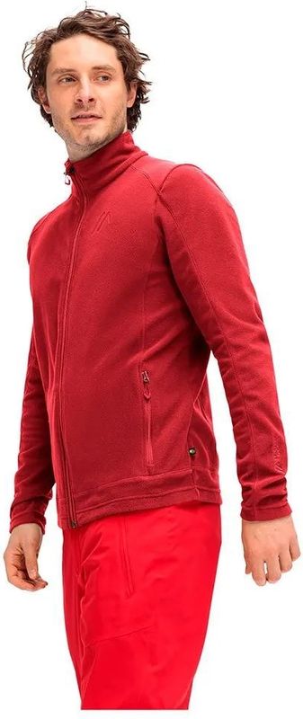 Maier Sports - Dennis - Fleecejack - Heren - Onderhoudsvriendelijk Fleece - 2 Ritszakken