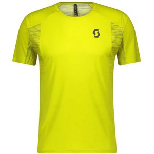 Scott Trail Run Short Sleeve T-shirt Geel XL Man