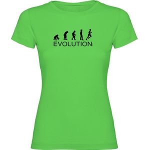 Kruskis Evolution Running Short Sleeve T-shirt Groen L Vrouw
