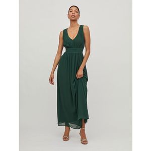 Vila Milina Long Dress Refurbished Groen 42 Vrouw