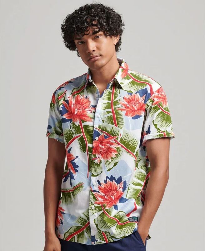 Superdry - Vintage Hawaiian - Overhemd - Korte Mouwen