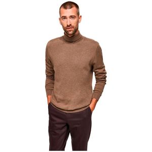 Selected Berg Roll Neck Sweater Bruin 2XL Man