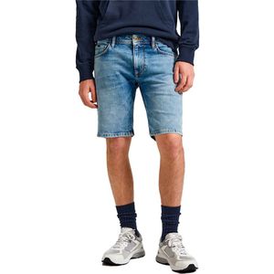 Pepe Jeans Taper Fit Denim Shorts Blauw 33 Man