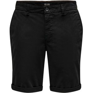 Only & Sons Peter 4481 Shorts Zwart XS Man