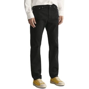 Gant Desert Regular Fit Jeans Zwart 36 / 32 Man