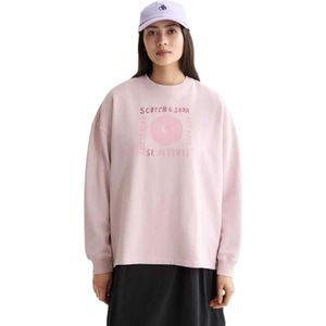 Scotch & Soda Washed Seasonal Oversized Fit Sweatshirt