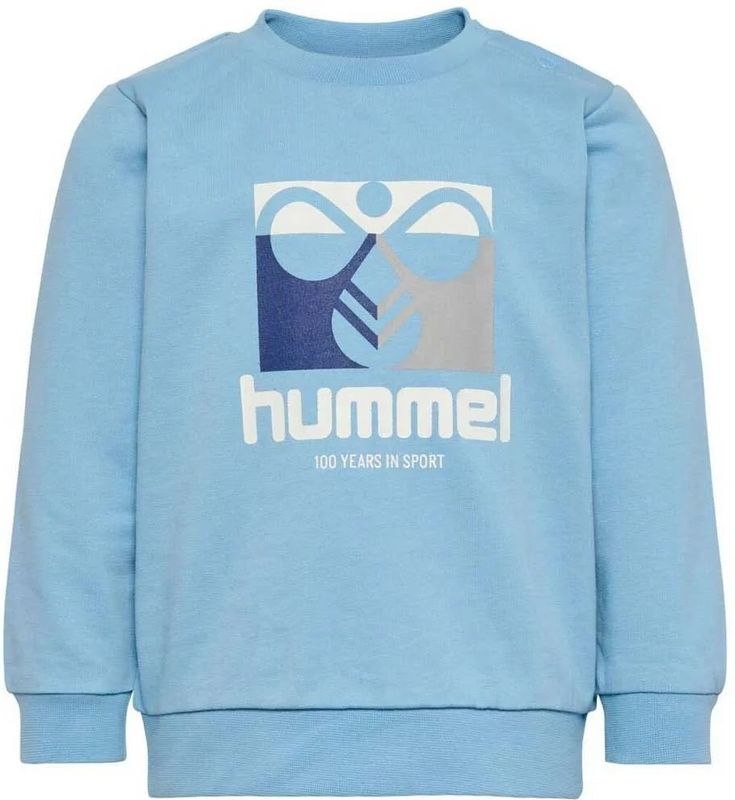Hummel Sweatshirt - hmlLime - Schemering Blue - Hummel - 56 - Sweatshirt