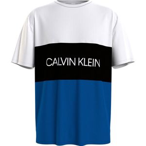 Calvin Klein Underwear Relaxed Crew Colourblock T-shirt Blauw M Man