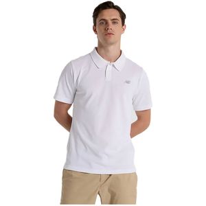 New Balance Cotton Pique Korte Mouw Poloshirt