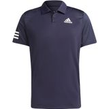 Adidas Club 3 Stripes Korte Mouw Poloshirt