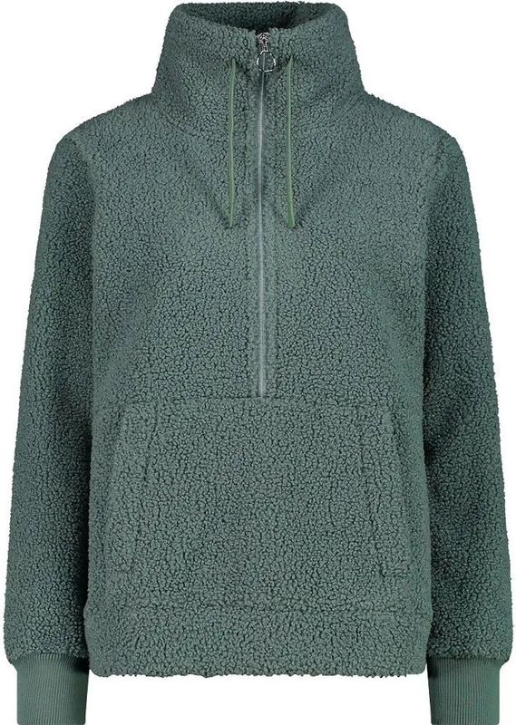 Cmp - 32P3806 - Sweatshirt - Groen - Met Halve Rits