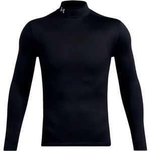Under Armour - Coldgear Elite Mock T-shirt - Zwart - Lange Mouwen