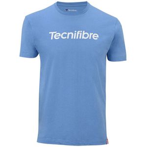 Tecnifibre Team Cotton Short Sleeve T-shirt Blauw 6-8 Years Jongen