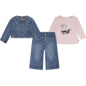Levi's - Kids 1en551 Set - Denim Jack en Broek - Grafisch T-shirt