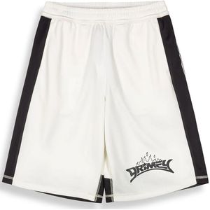Diepere Baggy Zweetshorts - Off White - 100% Polyester
