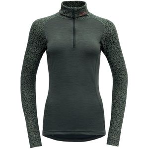 Devold Of Norway Duo Active Merino 205 Half Zip Long Sleeve T-shirt Groen XL Vrouw