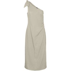 Vero Moda Jesmilo Sleeveless Midi Dress Beige XL Vrouw