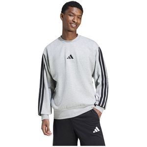 Adidas Essentials 3 Stripes Fleece Sweatshirt