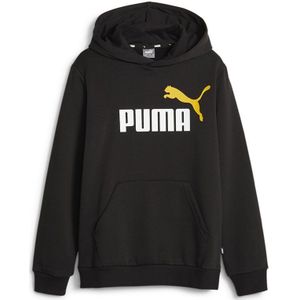 Puma Ess+ 2 Col Big Logo Fl B Hoodie Zwart 9-10 Years Jongen
