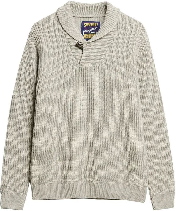 Superdry - Merchant Shawl - Trui - Hoog Hals - Slim Fit