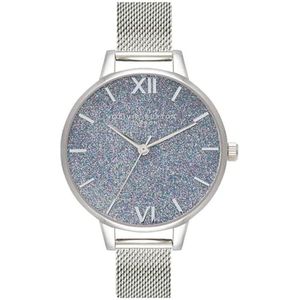 Olivia Burton Dames Horloge Analoog Quartz One Size Zilver 32018428