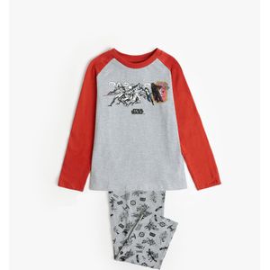 Star Wars Gray Comic Pyjama Met Lange Mouwen