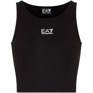 Ea7 Emporio Armani Top Zonder Mouwen - Zwart - Hoogwaardige Kwaliteit