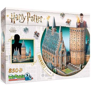 Wrebbit Harry Potter Great Hall 3d Puzzle Veelkleurig