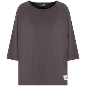 Ea7 Emporio Armani Train Sporty 4ever T-shirt Met 3/4 Mouw
