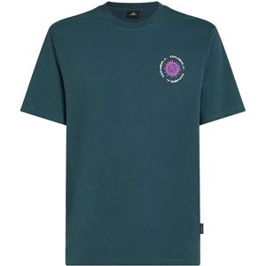 O´neill - Chest Print - T-shirt - Groen - Korte Mouwen