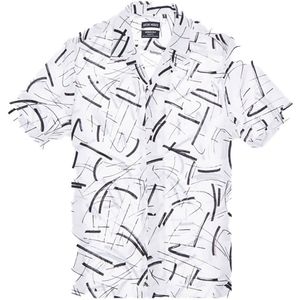 Antony Morato Regular-fit Print Short Sleeve Shirt Wit 50 Man