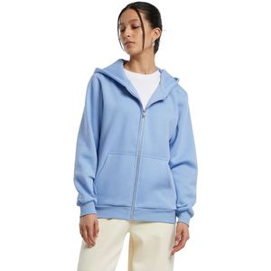 Build Your Brand - Fluffy Zip Hoody - Jack met Capuchon - Powderblue - Relaxed Fit
