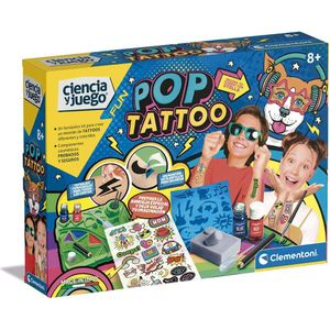 Clementoni Science Set Pop Tattoo Veelkleurig