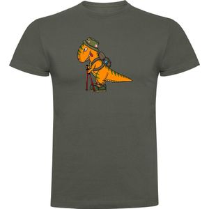 Kruskis Dino Trek Short Sleeve T-shirt Groen 3XL Man