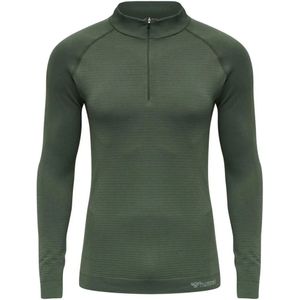 Hummel - hmlSTROKE SEAMLESS HALF ZIP - Sweatshirt - Rekbare Stof - Antibacterieel