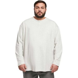 Urban Classics Organic Oversized Henley Sweatshirt Wit L Man